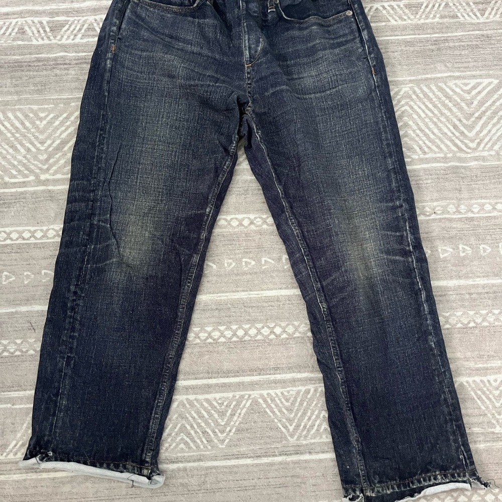 rag & bone Blue Relaxed Jeans with Vintage Appeal